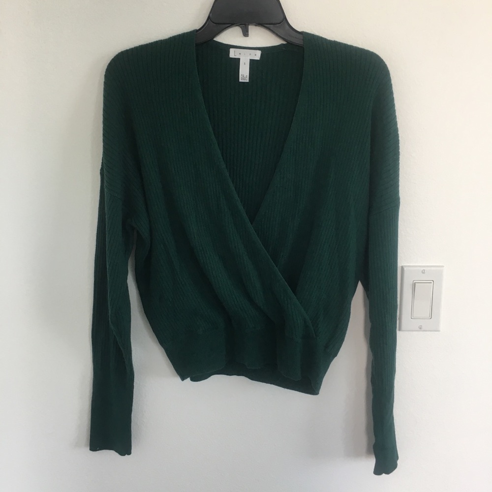 Leith Rib Wrap Sweater - Picture 3 of 5